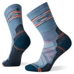 Smartwool Women's Hike Light Cushion Crew Height Socks (Mist Blue)